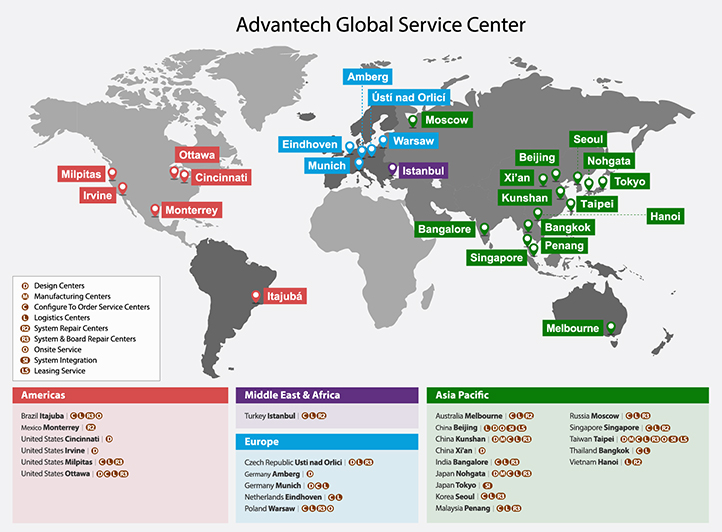 Advantech Global Service Center & Show Room